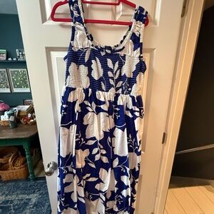 Lane Bryant Navy and White Dreas